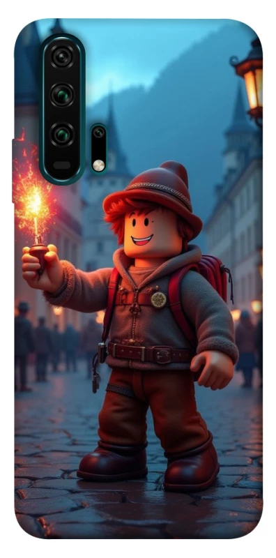 Чохол на Huawei Honor 20 Pro Roblox Fire Logo Blue Flames фото 1 з 1
