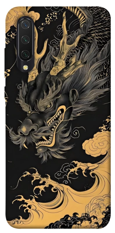 Чохол на Xiaomi Mi CC9 / Mi 9 Lite gold dragon фото 1 з 1
