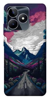 Чехол на Realme C53 Нарисованные горы фото 1 из 1