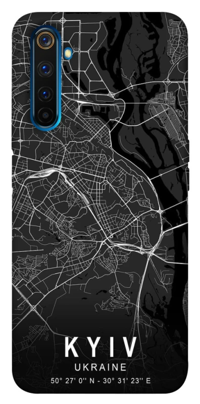 Чохол на Realme 6 Pro Kyiv map фото 1 з 1