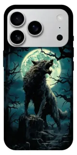 Чехол на Apple iPhone 18 Pro Max Волк под луной фото 1 из 2