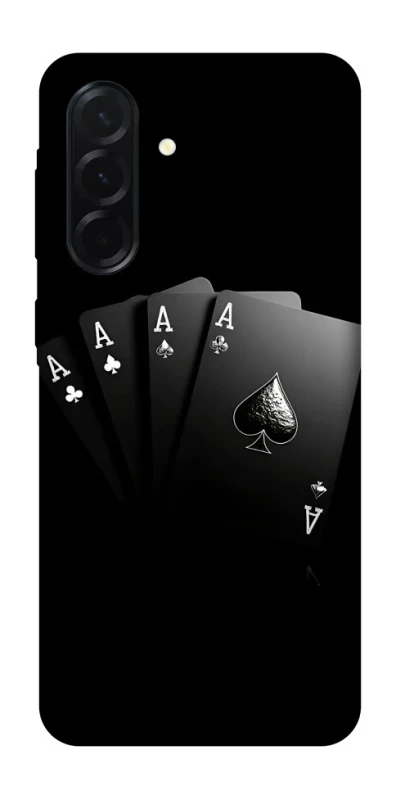 Чохол на Samsung Galaxy A37 5G Black Cards фото 1 з 1