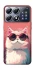 Чохол на Xiaomi POCO X8 Pro Сat with glasses фото 1 з 1