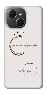 Чохол на TECNO Spark 40C Coffee with you фото 1 з 1