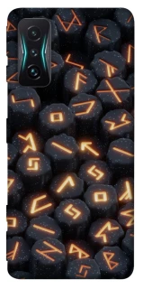 Чохол на Xiaomi Redmi K50 Gaming Вогняні руни фото 1 з 1