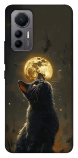 Чохол на Xiaomi 12 Lite Кіт під місяцем v2 фото 1 з 1