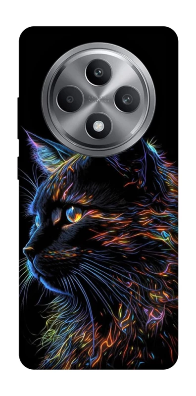 Чохол на Oppo Reno 12 F 4G Чорний кіт фото 1 з 1