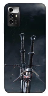 Чехол на ZTE Blade A72 Мечи Ведьмака фото 1 из 1