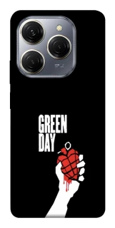 Чехол на TECNO Spark 20 Pro Green Day logo фото 1 Чехол на TECNO Spark 20 Pro Green Day logo фото 1 из 1