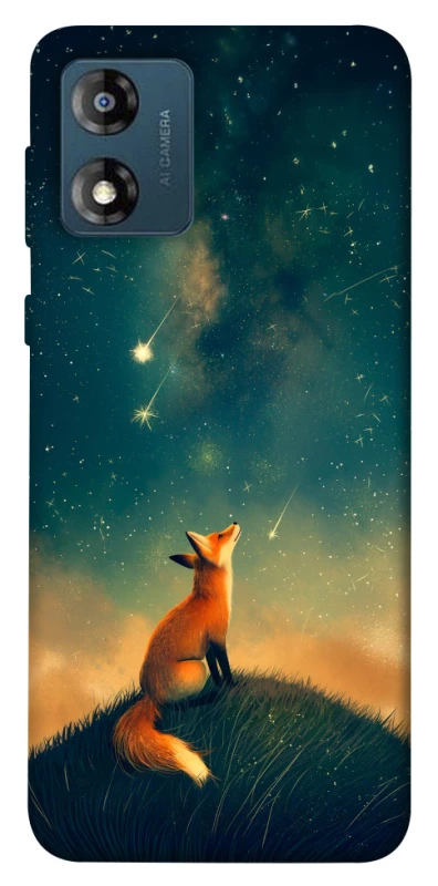 Чехол на Motorola Moto E13 Sky fox фото 1 из 1