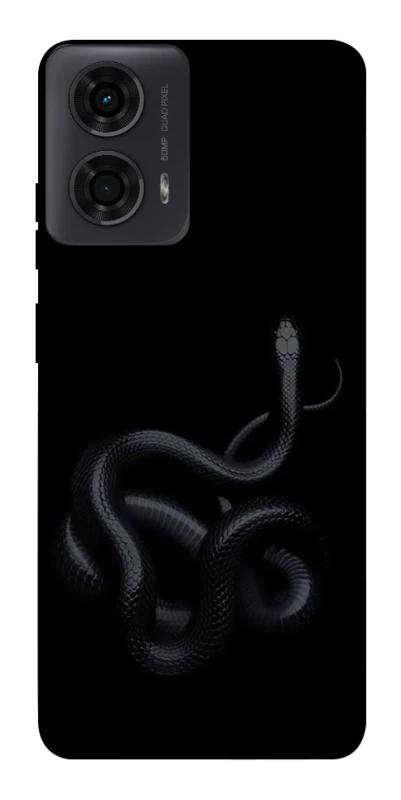 Чохол на Motorola Moto G04 Black snake фото 1 з 1