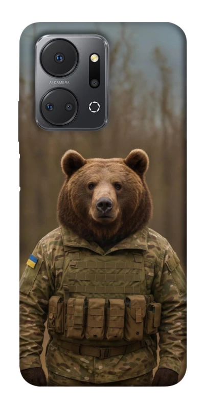 Чохол на Huawei Honor X7a Ведмідь захисник фото 1 з 1
