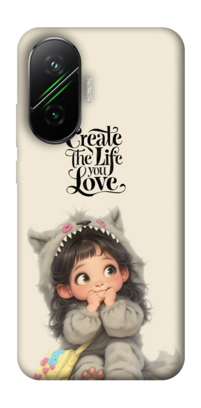 Чохол на Xiaomi Poco F7 Create the life you love фото 1 з 1