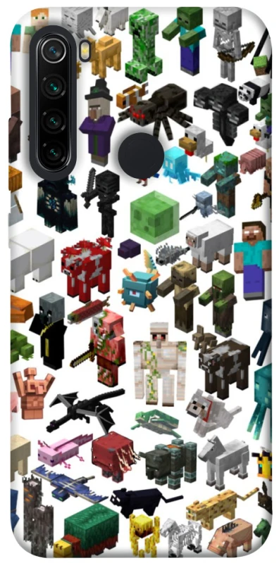 Чохол на Xiaomi Redmi Note 8 Minecraft v4 фото 1 з 1