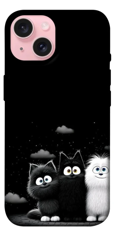 Чохол на Apple iPhone 15 (6.1") Three Cats фото 1 з 1