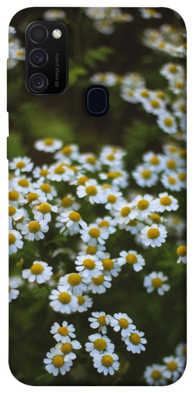 Чехол на Samsung Galaxy M30s / M21 Ромашки v13 фото 1 из 1