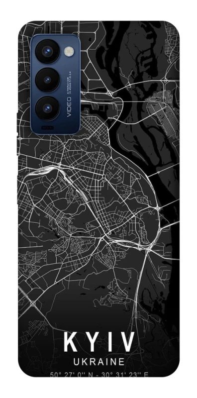 Чехол на TECNO Camon 18 Pro Kyiv map фото 1 из 1