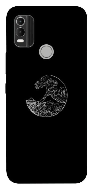 Чохол на Nokia C21 Plus Black tsunami фото 1 з 1