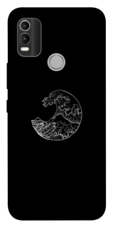 Чохол на Nokia C21 Plus Black tsunami фото 1 з 1