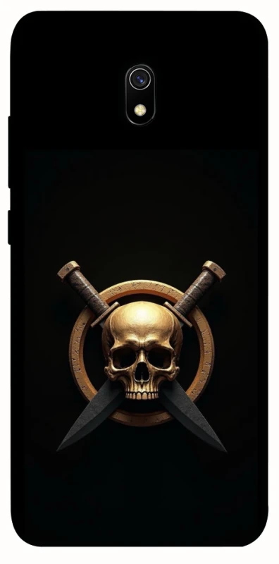 Чохол на Xiaomi Redmi 8a Golden Skull фото 1 з 1
