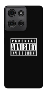 Чохол на Motorola Moto G75 Parental Advisory Label фото 1 Чохол на Motorola Moto G75 Parental Advisory Label фото 1 з 1