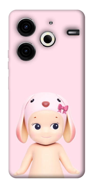 Чохол на TECNO Pova 6 Neo (LI6) Pink Ribbon Hop фото 1 з 1