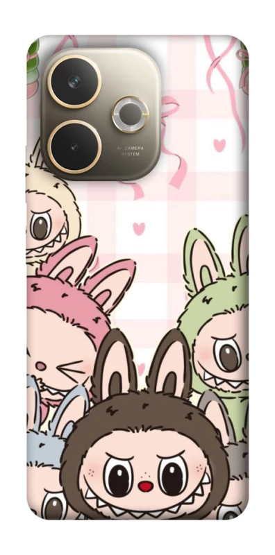 Чохол на Oppo A5 Pro 4G All Labubu 2 фото 1 з 1