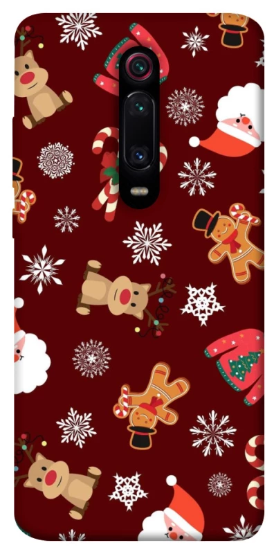 Чехол на Xiaomi Redmi K20 / K20 Pro / Mi9T / Mi9T Pro Новогодний v6 фото 1 из 1