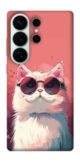Чехол на Samsung Galaxy S26 Ultra Сat with glasses фото 1 из 1