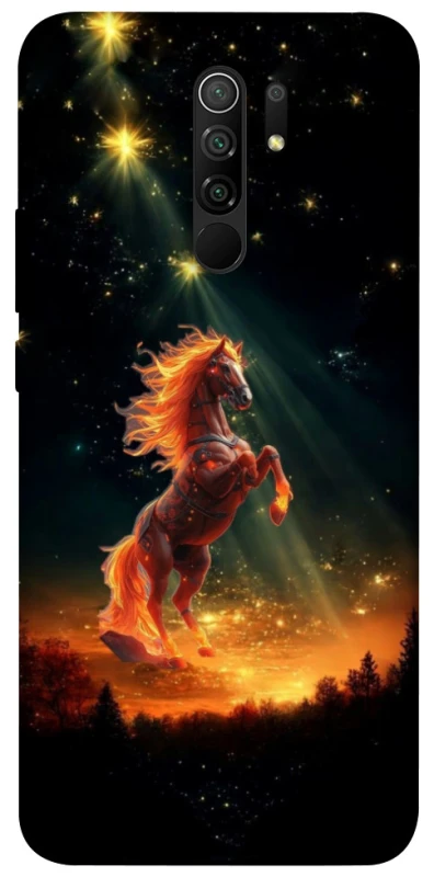 Чохол на Xiaomi Redmi 9 Red Fire Horse ver.2 фото 1 з 1
