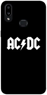 Чехол на Samsung Galaxy A10s AC/DC logo фото 1 Чехол на Samsung Galaxy A10s AC/DC logo фото 1 из 1