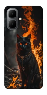 Чохол на Infinix Smart 10 Вогняний кіт фото 1 з 1