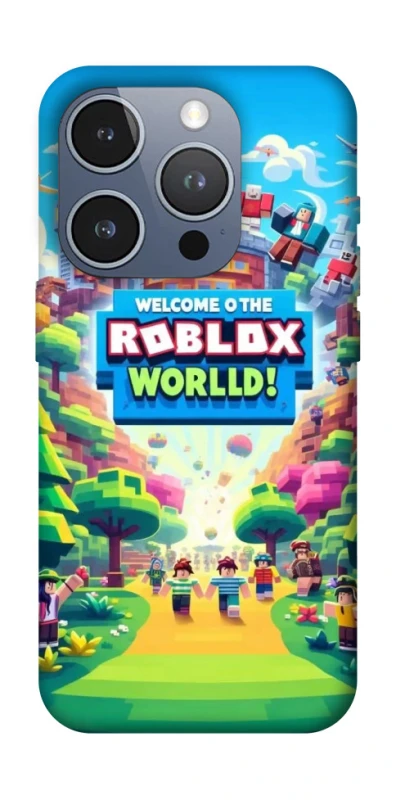 Чехол на Apple iPhone 16 Pro Roblox World фото 1 из 1