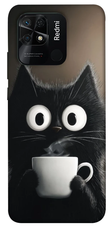Чехол на Xiaomi Redmi 10C morning cat фото 1 из 1