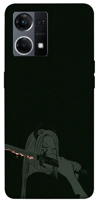 Чехол на Oppo Reno 7 4G Человек-Бензопила фото 1 из 1