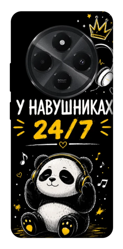 Чехол на Xiaomi Redmi A3 Pro У навушниках 24/7 фото 1 из 1