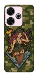 Чохол на Xiaomi Poco M6 4G Military Waifu фото 1 з 1
