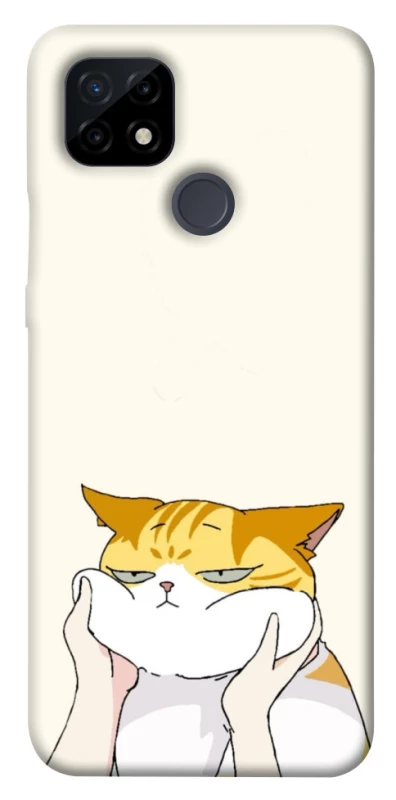 Чехол на Realme C21 Cat bun фото 1 из 1