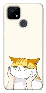 Чехол на Realme C21 Cat bun фото 1 из 1