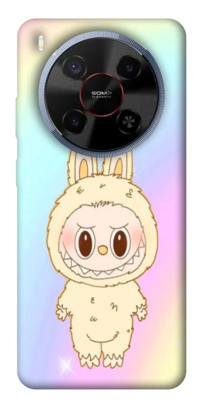 Чехол на ZTE Blade V70 Max Fluffy Rainbow Labubu фото 1 из 1