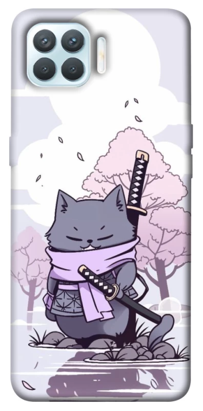 Чехол на Oppo F17 Pro Samurai cat фото 1 из 1