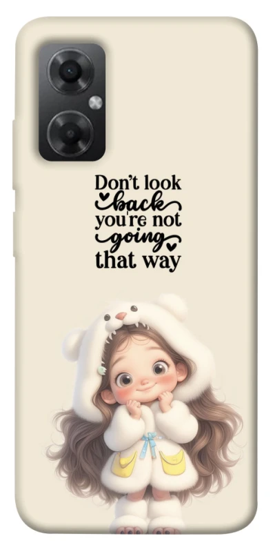 Чохол на Xiaomi Redmi Note 11R Don't look back фото 1 з 1