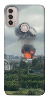 Чохол на Motorola Moto E40 Moscow never sleeps ver.4 фото 1 з 1