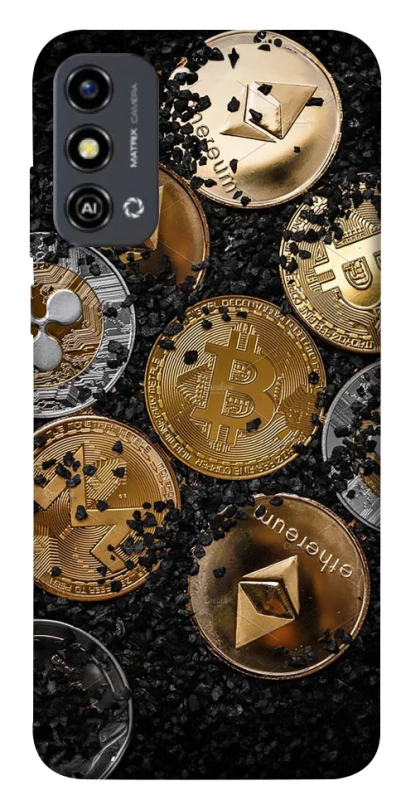 Чехол на ZTE Blade A53 Many coins v2 фото 1 из 1