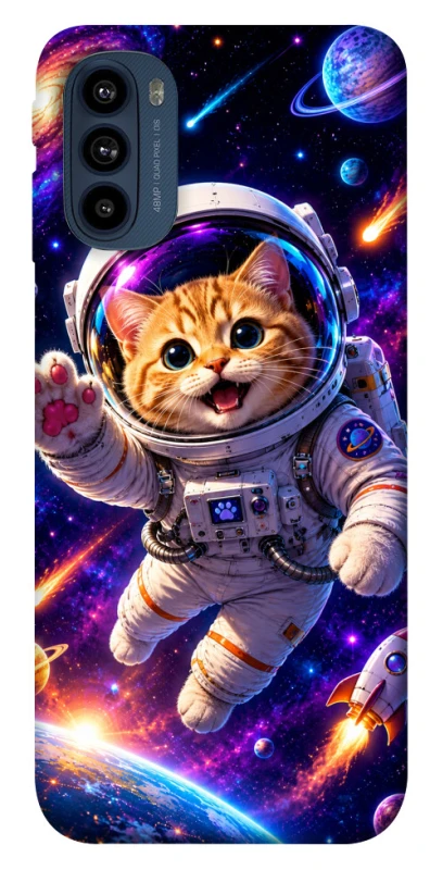 Чехол на Motorola Moto G41 Space Cat фото 1 из 1