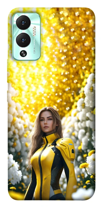 Чехол на Infinix Hot 12 Play Cyber space girl ver.2 фото 1 из 1