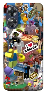 Чехол на Oppo A17 Roblox collage ver.5 фото 1 из 1