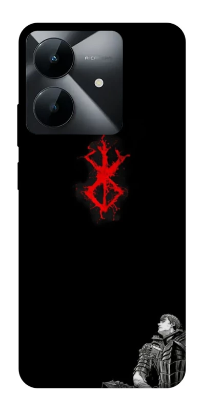 Чехол на Realme Note 60x berserk black фото 1 из 1