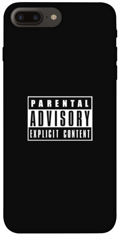 Чохол на Apple iPhone 7 plus / 8 plus Parental Advisory Label фото 1 з 1