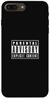 Чохол на Apple iPhone 7 plus / 8 plus Parental Advisory Label фото 1 з 1